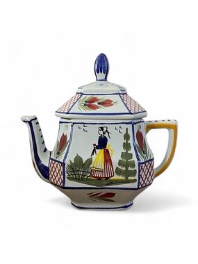 Vintage Henriot Quimper Teapot